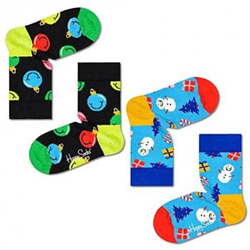Kinder Holiday Socken Geschenkset (2 Stück)