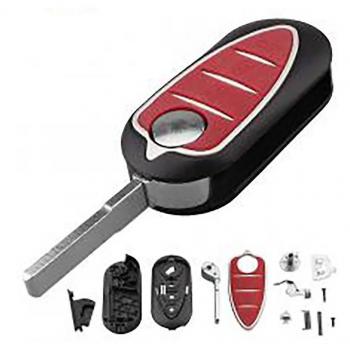 Housse de Clé Pliable 3 Boutons pour Alfa Romeo Mito Giulietta 159 GTA