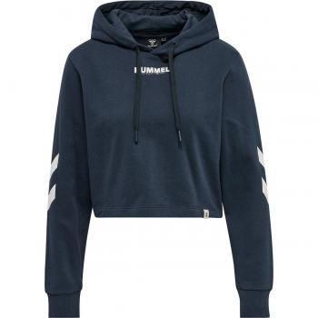 Hummel Sweatshirt Blau Relaxed Fit für Damen