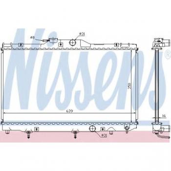 Wasserkühler Nissens 646281