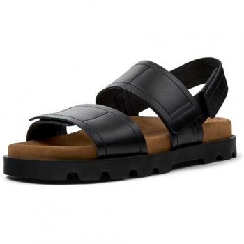 Brutus Black Female Sandals by CAMPER, Size 9