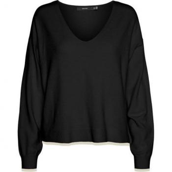 Blouse Vero Moda VMBreeze Inchiostri Beige e Nero
