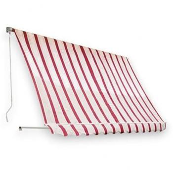 Ventana de Luz Balcón 400x300 – Perfilado en Aluminio, Burdeos-Crema