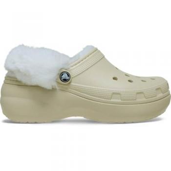 Crocs Fuzz Lined Classic Platform voor Dames