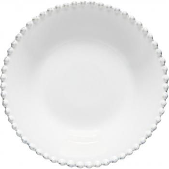 Vaso piano bianco Ø 24 cm – Porcellana Costa Nova
