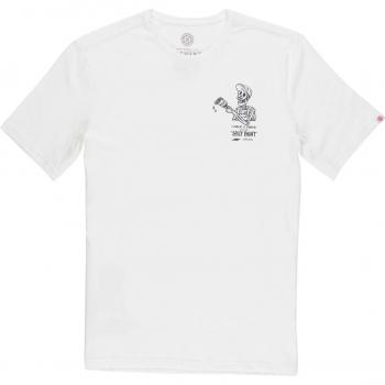 TimberSpilt S‑Größe T-Shirt, Farbvariante Schwarz/Weiß, Off White