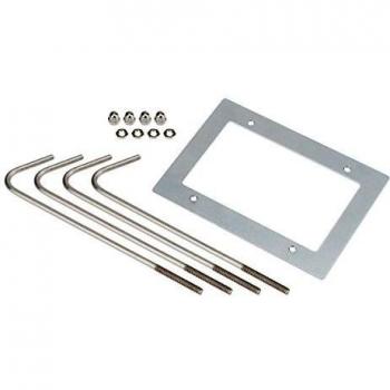 SLV Kit di montaggio in acciaio inox grigio