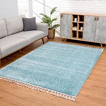 Carpet City Hochflor-Teppich Pulpy 100, rechteckig