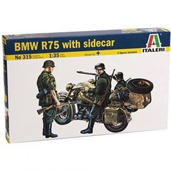 Char d'assaut BMW R75 + Sidecar – Modèle Italeri 315, 1:35
