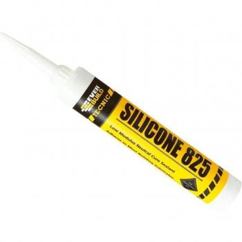 Everbuild Sika Tecnic Silicone 825 Sealant Portland Stone 380ml