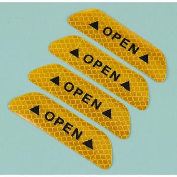 Universal Car Door Safety Reflective Stickers 4PCS