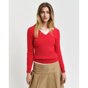 Gant Damenpullover 4800101 Rot Slim Fit