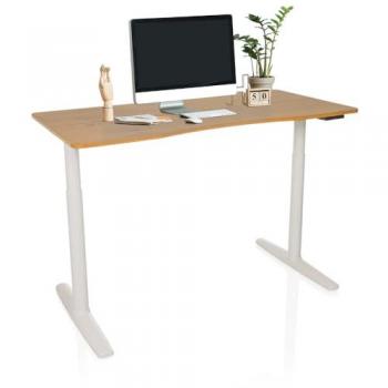 HJH Office Stand Pro R – MDF-Platte, Stahlgestell, höhenverstellbar