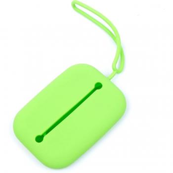 1PC Green Key Ring Card Holder
