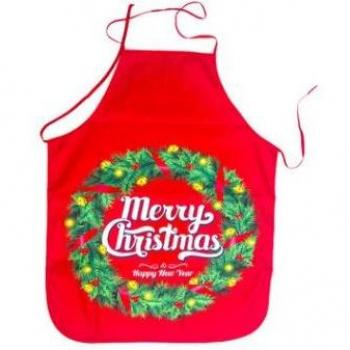 Delantal Adulto con Personajes Navideños