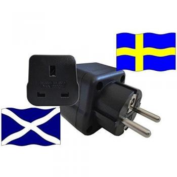 Urlaubsstecker Schweden für Geräte aus Schottland
