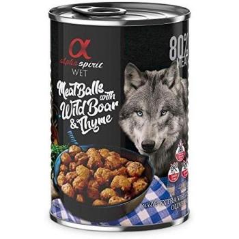 ALPHA SPIRIT Alpha Spirit Albóndigas Jabalí Tomillo 400 gr (12 uds)