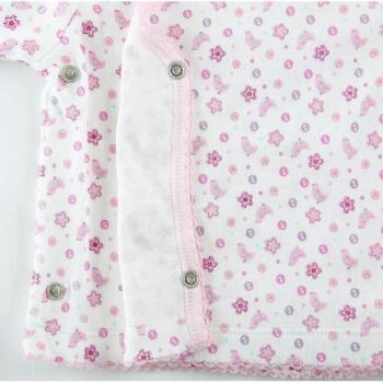 Vêtements pour enfants, t-shirt col en v, manches longues, 100% coton, nouveau-nés