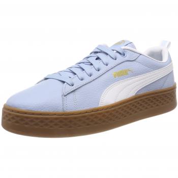 Puma Smash Platform Vt, Sneakers Femme, Bleu (Cerulean White 01), 36 EU