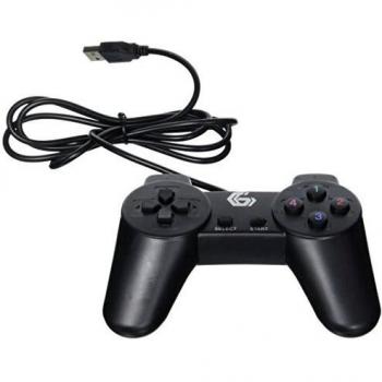 Gembird JPD-UB2-01 Accessoire de Jeu Vidéo Noir USB 2.0 Manette de Jeu PC