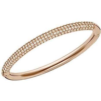 Stone Bracciale Oro Rosa con Punti Bianchi Swarovski