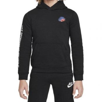 Nike Kinderfleece‑Hoodie Black S, Modell Standard Issue – für Jungs