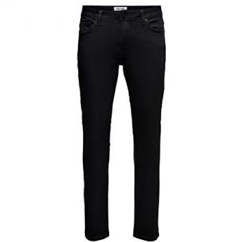 ONLY & SONS Loom Life Black Slim Fit Mens Jeans