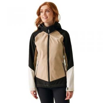 Giacca a vento con cappuccio donna Regatta Desoto X Warm Taupe 46