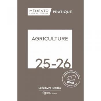 Mémento Agriculture 2025-2026