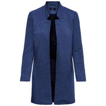 ONLY Damen onlLINK SOHO L/S Coatigan CC TLR Mantel, per Pack Blau