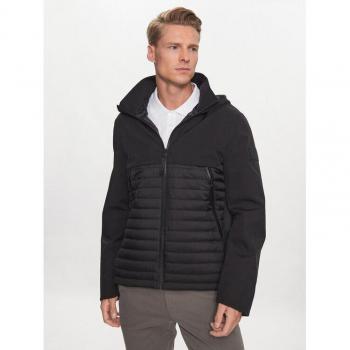 Modell 'QUILTED MIX' Übergangsjacke in Schwarz