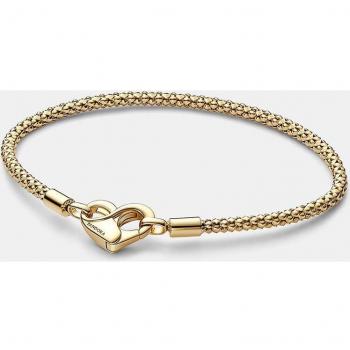 Pulsera Pandora Moments con tachuelas doradas 562731C00