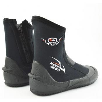 5mm Neoprene Snorkeling Dive Boots with Rubber Sole