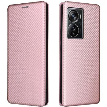 Funda elegante de fibra de carbono Zte Axon 40 Pro 5G Oro Rosa