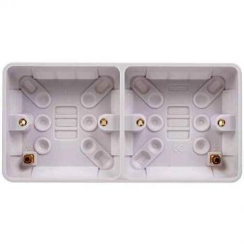 Schneider Electric Lisse White 25mm Deep Dual Surface Pattress Box Pack of Five – GGBL9D25