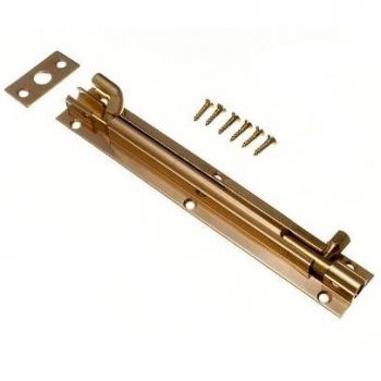 Brass Door Barrel Slide Bolt with Screws