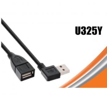 Cavo USB 3.0 Angolato 90° Maschio-Femmina Prolunga U325y