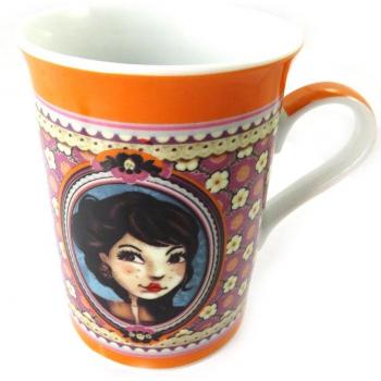 Emily's Orange Lili Mug