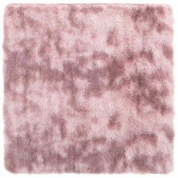 Shaggy Tappeto Navarre 160x160 cm Rosa Chiaro
