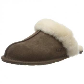 UGG Scuffette di Lana Marrone-Blanc