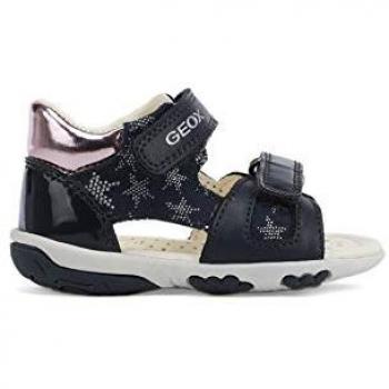 Sandálias Infantis Geox B0238A 01002 C0694 Navy-Pink