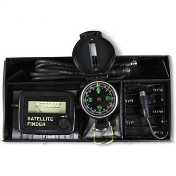 Malette Satfinder HD – Pointeur, adaptateur & câbles