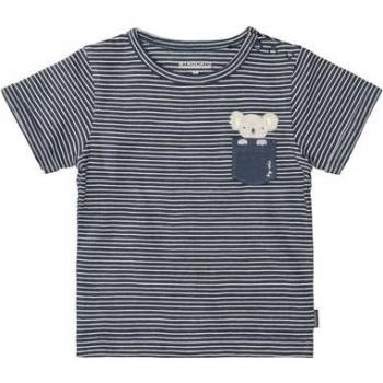 Indigo gestreiftes T-Shirt von STACCATO