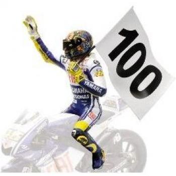 Valentino Rossi 312090176 MiniChamps 100 GP