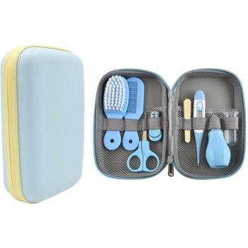 8/13pcs Baby Health Care Set with Thermometer, Nasal Aspirator, Nail Clipper, Brush, Comb, and Scissors