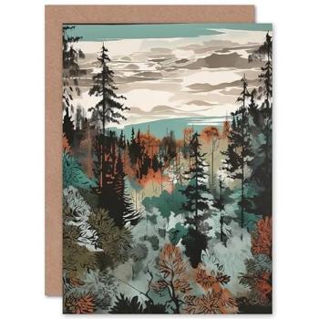 Artery8 Evergreen Autumn Farewell Card