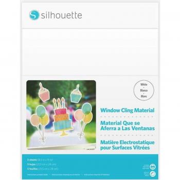 Finestra Stampa Silhouette Colore Bianco