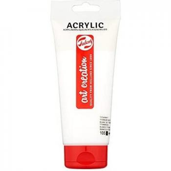 200 ml Titanweiß – ArtCreation Acrylfarbe