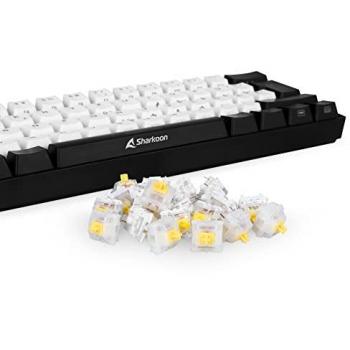 Sharkoon Interruptores Gateron CAP MILKY YELLOW