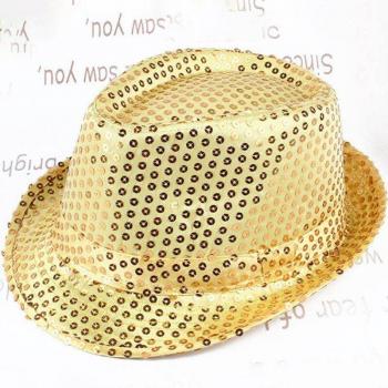 Adult Unisex Glittery Dance Show Hat